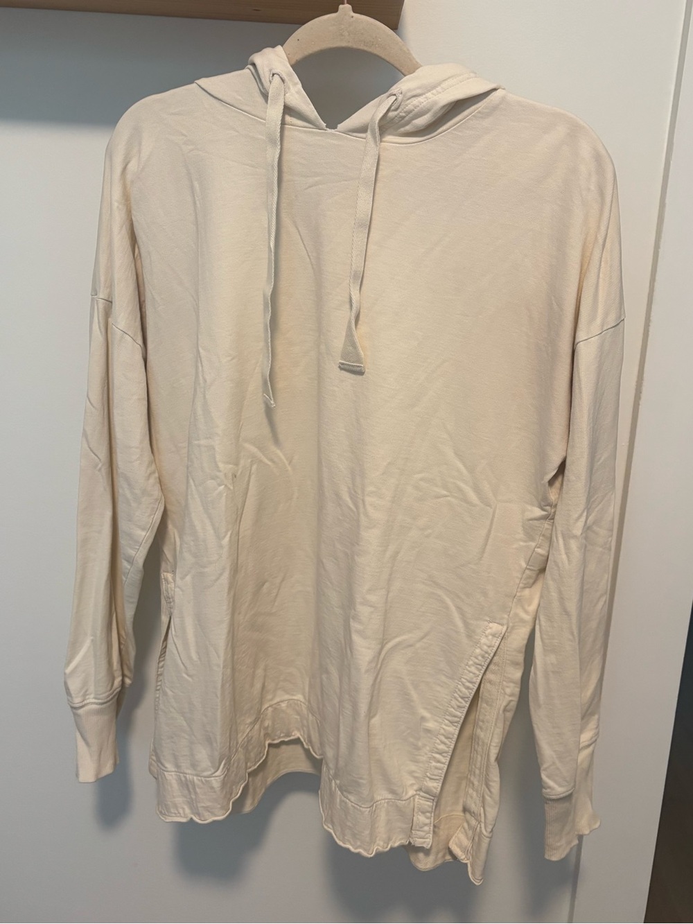 Aerie oversized cream hoodie